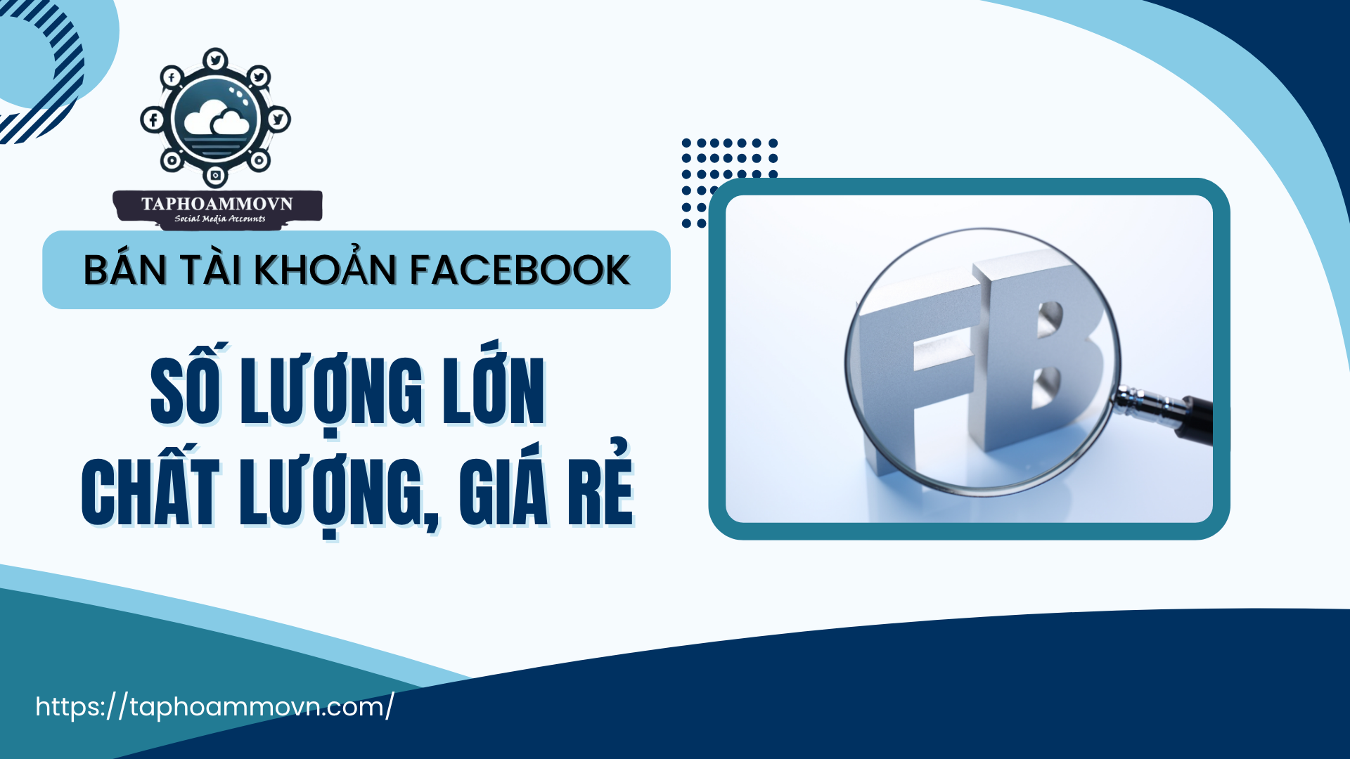 Bán tài khoản Facebook số lượng lớn, chất lượng, giá rẻ giúp bạn nhanh chóng sở hữu nick Facebook chất lượng, có độ trust, tương tác cao.