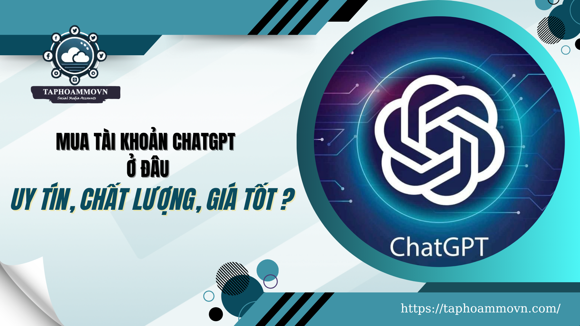 Mua tài khoản chatGPT ở đâu uy tín, chất lượng, giá tốt? Khám phá ngay địa chỉ cung cấp tài khoản chatGPT đáng tin cậy.