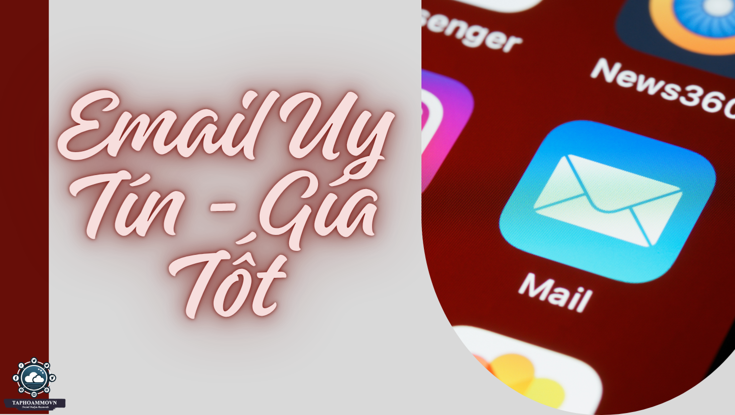 TaphoaMMOvn chuyên cung cấp email số lượng lớn: Gmail, Hotmail, Outlook, Email creator... phục vụ các chiến dịch seeding, marketing và nuôi tài khoản. Giao nhanh, uy tín, giá tốt.